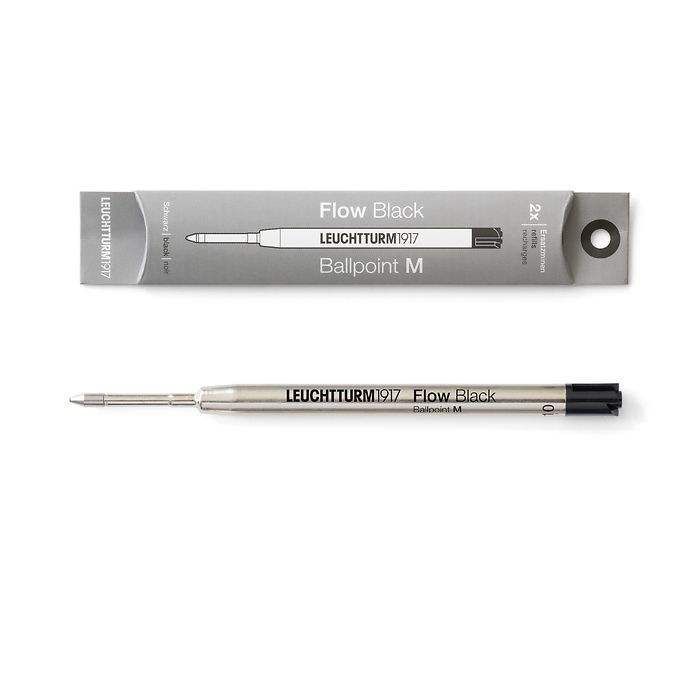 Refill M for Drehgriffel Nr. 1, Black, pack of 2 - ballpoint