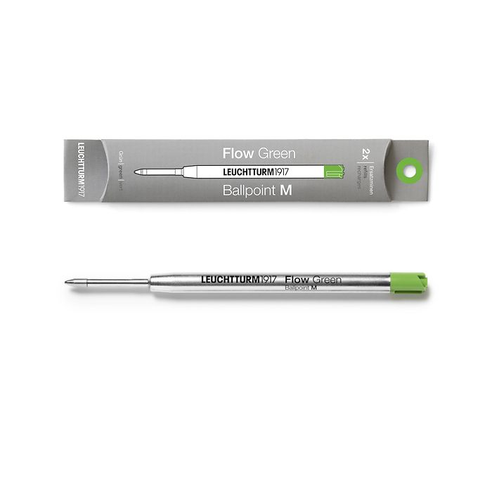 Refill M for Drehgriffel Nr. 1, Green, pack of 2 - ballpoint